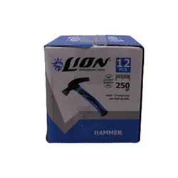 چکش دو شاخ میخ کش دسته فایبر (دسته کوتاه) ٢5٠ گرمى لیون