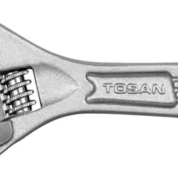 آچار فرانسه سفید سایز ۶ توسن مدل T25-6AW-N1