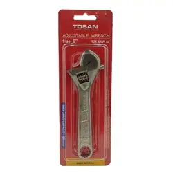 آچار فرانسه سفید سایز ۶ توسن مدل T25-6AW-N1