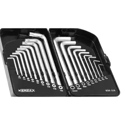 ست آچار آلن 18 عددی استاندارد کنزاکس مدلKSK-218