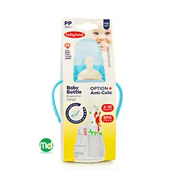 بطری شیر خوری کودکان بی بی لند مناسب 6 تا 18 ماه 300ml کد407
