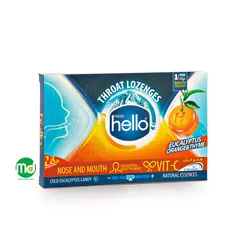 آبنبات مکیدنی اکالیپتوس هلو بهبود دهنده گلو درد و سرماخوردگی