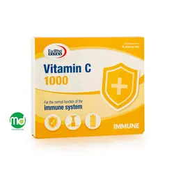 ویال ویتامین سی 1000 میلی گرم یوروویتال 6 عددی