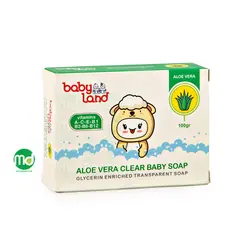 صابون شفاف کودک بی بی لند حاوی عصاره آلوئه ورا 100gr