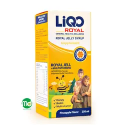 شربت لیکو رویال ژلی ابیان فارمد کمک به سلامت عمومی بدن 250ml
