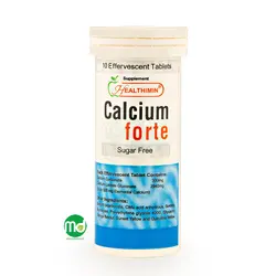 قرص جوشان کلسیم فورت هلثی مین با طعم پرتقال 10 عددی