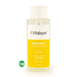 محلول پاک کننده آرایش ویتامین سی ویتالیر برای انواع پوست 250ml