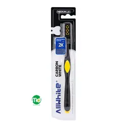 مسواک متوسط آل وایت مدل CARBON WHITE کد 601