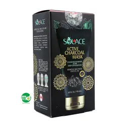 ماسک صورت زغال و شکر سولس برای انواع پوست 150ml