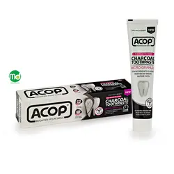 خمیر دندان ذغالی آکوپ مدل charcoal thoospaste
