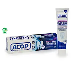 خمیر دندان ضد پلاک و سفید کننده آکوپ مدل MULTI CARE