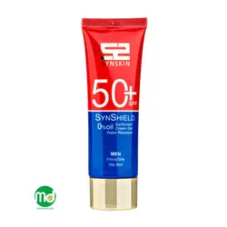 کرم ضد آفتاب ژلی مردانه ساین اسکین ضد آب SPF50 برای پوست چرب