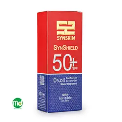 کرم ضد آفتاب ژلی مردانه ساین اسکین ضد آب SPF50 برای پوست چرب