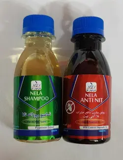 پکیج شامپو و روغن ضد شپش نلا