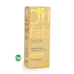 کرم ضد جوش و لک اوری فاب حاوی اسید سالیسیلیک 50ml