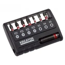 ست 7 عددی سر پیچگوشتی کریتور همراه رابط مدل KRT064263