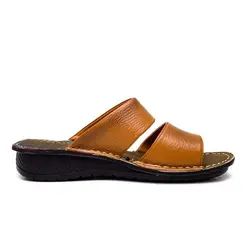 صندل طبی چرم مردانه دست دوز  مدل 304
