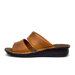 صندل طبی چرم مردانه دست دوز  مدل 304