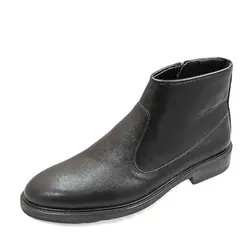 نیم بوت چرم دست دوز مردانه مدل 020808