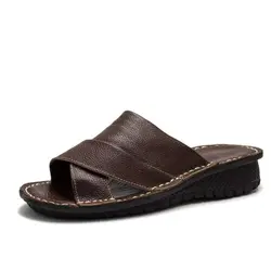صندل طبی چرم مردانه دست دوز مدل 309