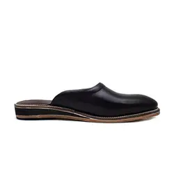 دمپایی نعلین چرم دست دوز آخوندی مدل 14031