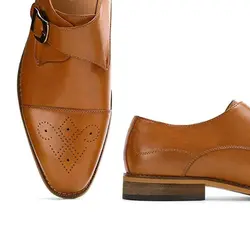 کفش مردانه چرم دست دوز مدل بندی کد 141102