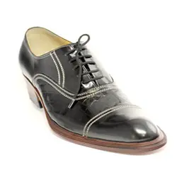 کفش مردانه چرم دست دوز ورنی بندار1