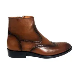 نیم بوت تمام چرم دست دوز هشترک سه تکه