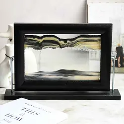 تابلو شنی واندرفول سند طرح مستطیل قاب مشکی  کد RB