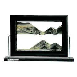 تابلو شنی واندرفول سند طرح مستطیل قاب مشکی  کد RB