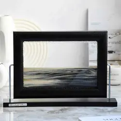 تابلو شنی واندرفول سند طرح مستطیل قاب مشکی  کد RB