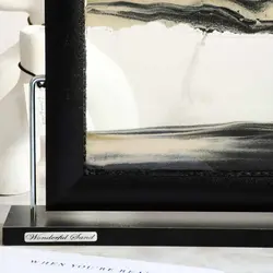 تابلو شنی واندرفول سند طرح مستطیل قاب مشکی  کد RB