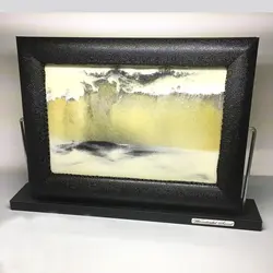 تابلو شنی واندرفول سند طرح مستطیل قاب مشکی  کد RB