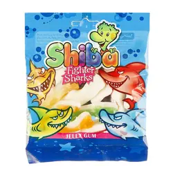 پاستیل کوسه ای شیبا ۹۰ گرمی