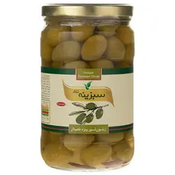 زیتون شور سوپر ویژه سبزینه تک ۷۰۰ گرمی