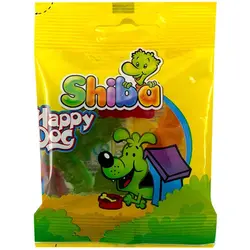 پاستیل هپی داگ ۲۰ گرمی شیبا