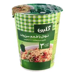 نودل لیوانی سبزیجات گلین ۶۵ گرمی