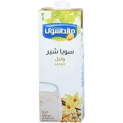 سویا شیر وانیلی مانداسوی ۱ لیتری
