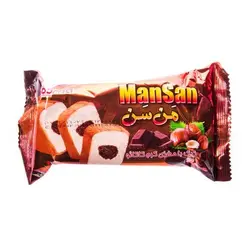 کیک با مغزی کرم کاکائو درنا ۱۳۵ گرمی