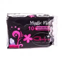 نوار بهداشتی بالدار بزرگ گلپر ۱۰ عددی