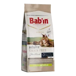 غذای خشک گربه بابین عقیم شده Babin Sterilised Grain Free Adult وزن 8 کیلوگرم