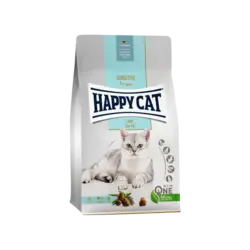 غذای خشک گربه هپی کت مخصوص کنترل وزن HappyCat Sensitive low fat وزن 1.3 کیلوگرم