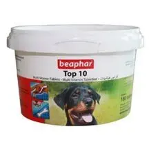 قرص مولتی ویتامین سگ بیفار مدل TOP 10 بسته 180 عددی ا TOP 10 تاپ تن