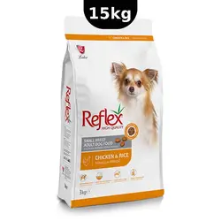 غذای خشک سگ بالغ نژاد کوچک رفلکس _ 15kg