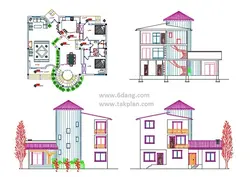 - فایل کامل ویلای تریبلکس (معماری، سازه و تاسیسات برق و مکانیک)