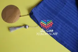 شال حریر نخ منگوله پولک دار