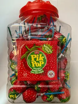 آبنبات Pik pok آدامس دار 100 عددی