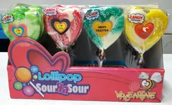 آبنبات قلب شیشه ای رنگی ۴۸ عددی