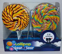 آبنبات گرد بزرگ 16 عددی sour ha sour