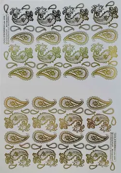 ترانسفر طلایی بته جقه 3
